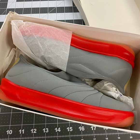 Vic Matie Vlassic Gray and Red Sole Sneaker. - Picture 2 of 10